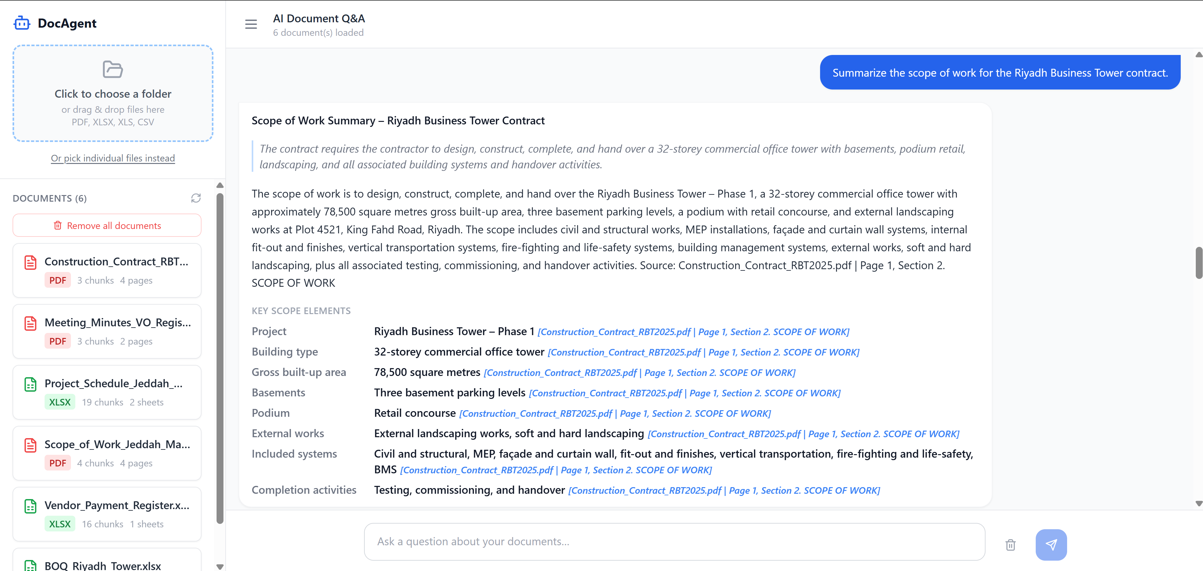 DocAgent screenshot 1